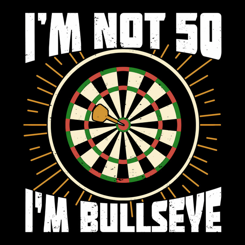 Im Not 50 Im Bullseye Darts Player Birthday Gift Pocket T-shirt | Artistshot