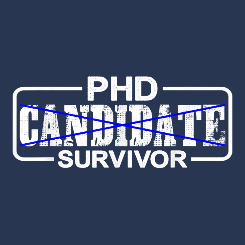 Phd Candidate Survivor   T Shirt Men Denim Jacket | Artistshot