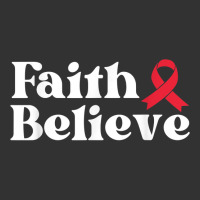 World Aids Day Red Ribbon Faith Believe Aids Support Gifts T Shirt Baby Bodysuit | Artistshot