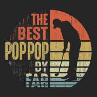 The Best Pop Pop By Far  Gift For Pop Pop Grandpa Golfer Unisex Hoodie | Artistshot