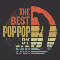 The Best Pop Pop By Far  Gift For Pop Pop Grandpa Golfer Vintage Hoodie | Artistshot