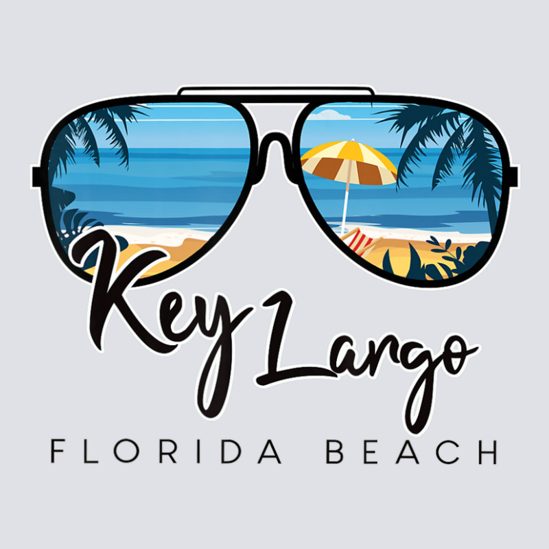 Custom Trending Key Largo Florida Palm Tree Sunglasses Bucket Hat By