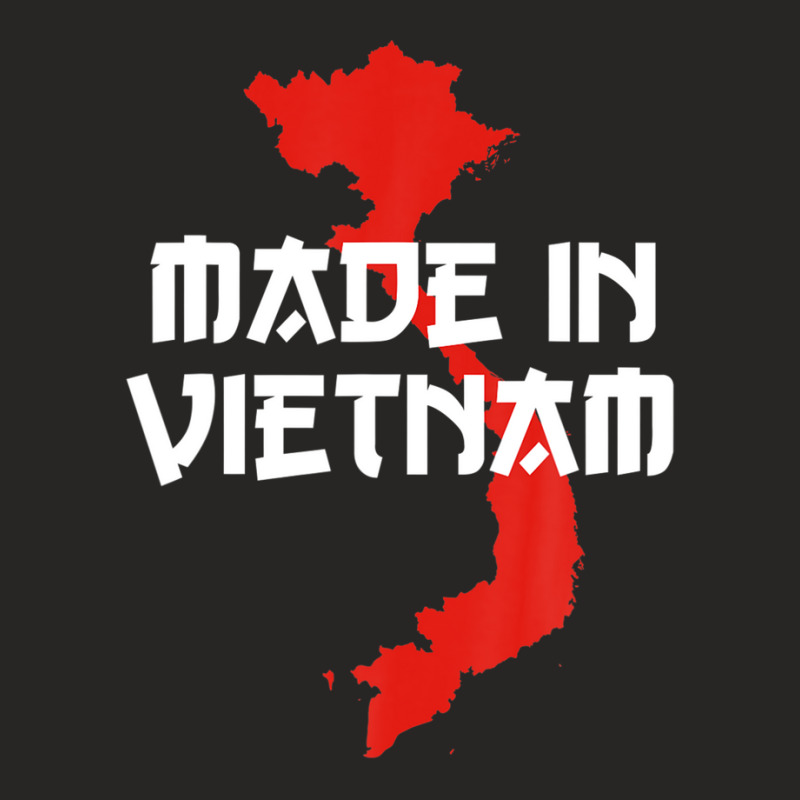 Made In Vietnam Vietnamese Language Funny Quote Ladies Fitted T-Shirt by eldawysnpolv | Artistshot