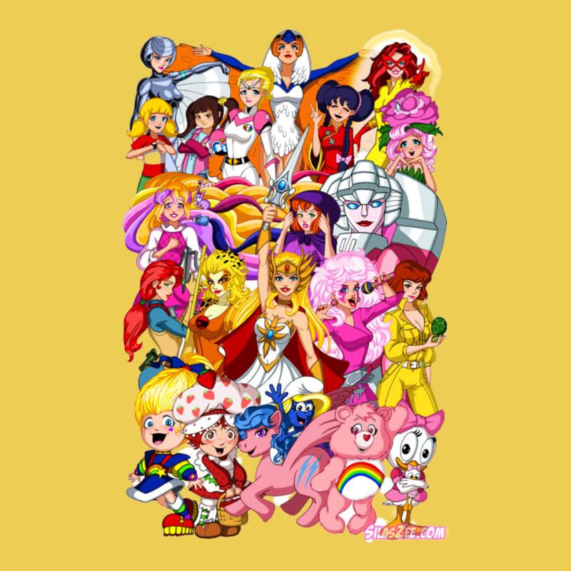 Cartoon Ladies Of The 80s Classic Shield Patch By Omakatetterl - Artistshot