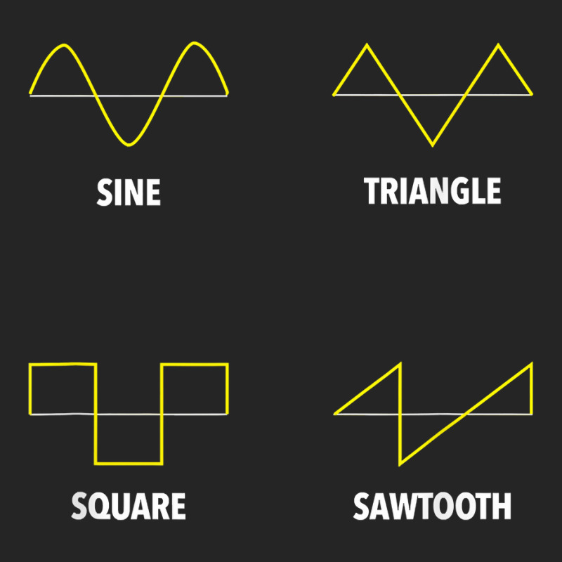 Sine Wave Synthesizer Music Producer Edm Techno Musician Dj T Shirt Unisex Hoodie | Artistshot