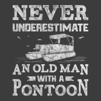 An Old Man With A Pontoon Boat Boating Tshirt Men's Polo Shirt | Artistshot