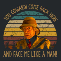 You Coward Come Back Here Poster Character Face Crewneck Sweatshirt | Artistshot