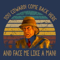 You Coward Come Back Here Poster Character Face Men Denim Jacket | Artistshot