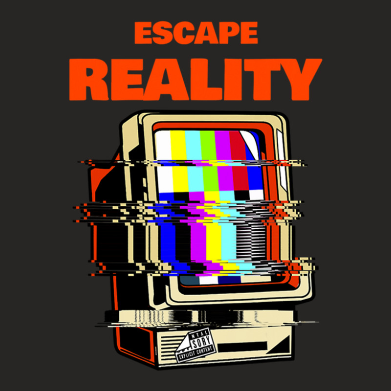 Escape Reality Funny Vintage Novelty Ladies Fitted T-Shirt by SherryMorehart | Artistshot