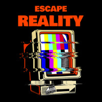 Escape Reality Funny Vintage Novelty Cropped Sweater | Artistshot