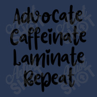 Advocate Caffeinate Laminate Repeat Ladies Denim Jacket | Artistshot