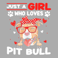 Just A Girl Who Loves Dogs T  Shirt Vintage Just A Girl Who Love Pit B Men's T-shirt Pajama Set | Artistshot