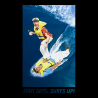 Andy Says Surfs Up! Zipper Hoodie | Artistshot