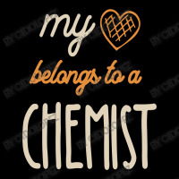 My Heart Belongs To A Chemist Job Title Gift Cropped Hoodie | Artistshot