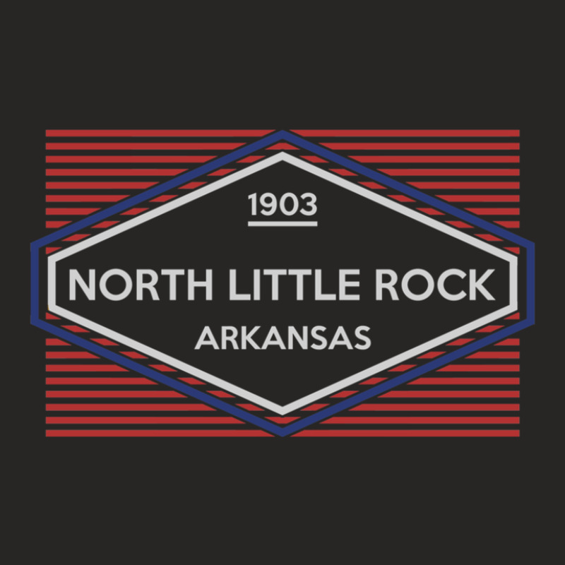 North Little Rock Arkansas 1 Ladies Fitted T-Shirt by JenniferJones | Artistshot