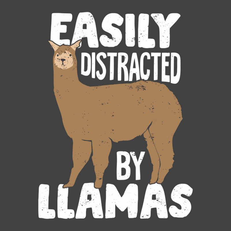 Easily Distracted By Llamas Animal Lover Gift Vintage T-shirt | Artistshot