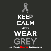 Keep Calm And Wear Grey (for Brain Cancer Awareness) Accessory Pouches | Artistshot