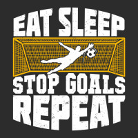 Eat Sleep Stop Goals Repeat Soccer Goalkeeper Gift Exclusive T-shirt | Artistshot