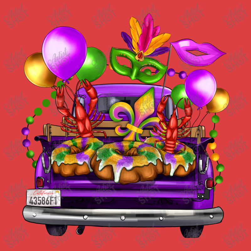 Mardi Gras Farm Truck Tank Top | Artistshot