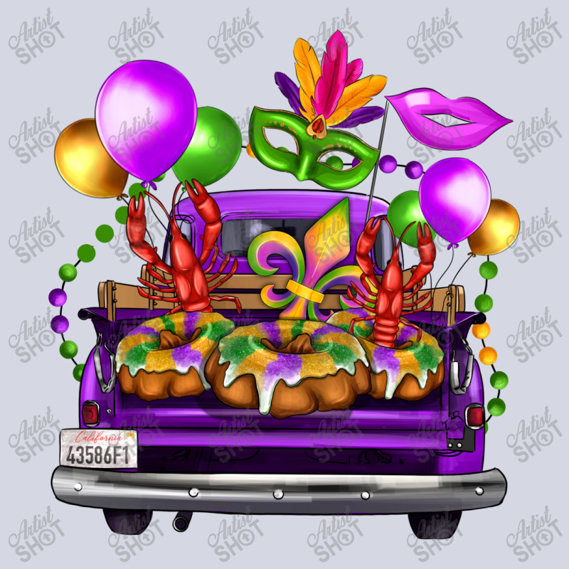 Mardi Gras Farm Truck Fleece Short | Artistshot