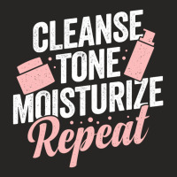 Cleanse Tone Moisturize Repeat Esthetician Gift Ladies Fitted T-shirt | Artistshot