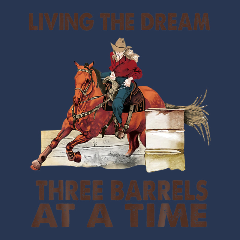 Cowgirl Living The Dream 3 Barrels At A Time Western Country Ladies Denim Jacket by stampfhadjisw | Artistshot