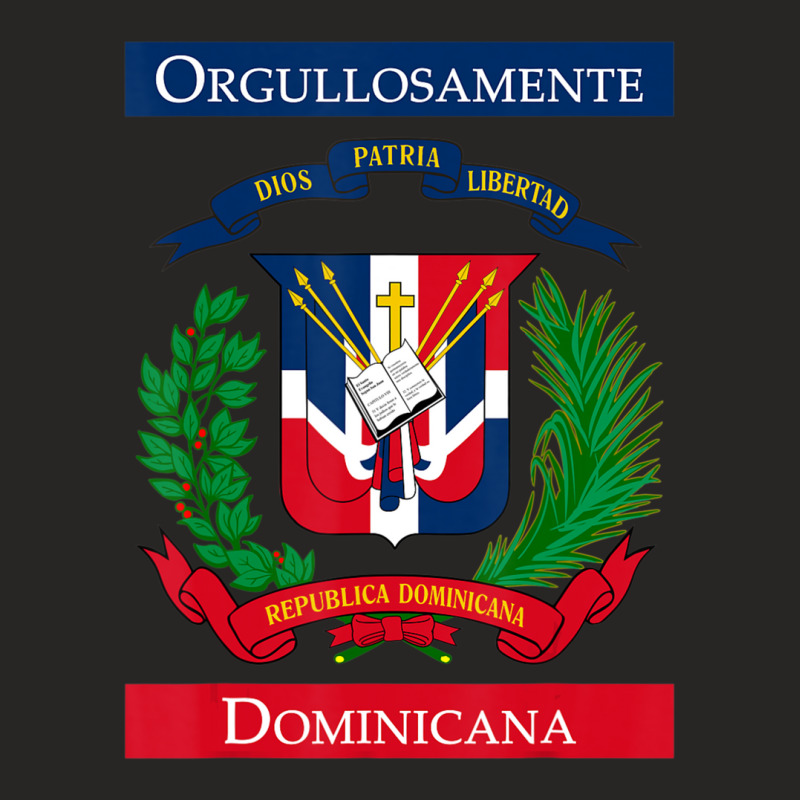 Trending Orgullosamente Dominicana Dominican Flag Ladies Fitted T-Shirt by yumgaugeteuda | Artistshot