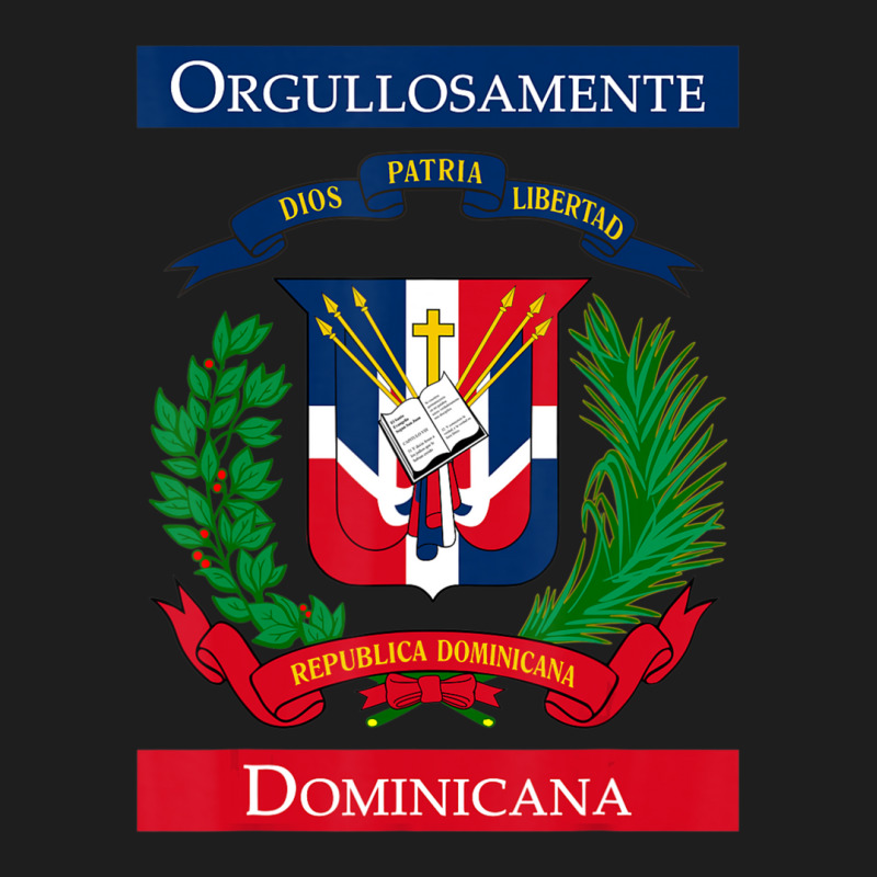 Trending Orgullosamente Dominicana Dominican Flag Classic T-shirt by yumgaugeteuda | Artistshot