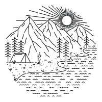 Beautiful Place For Camping Baby Tee | Artistshot