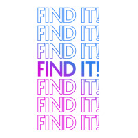 Find It! Purple Sticker | Artistshot