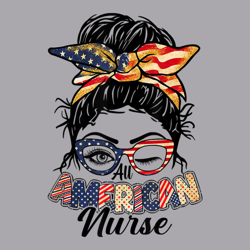 Trending Bleached All American Nurse Messy Bun 4th Of Youth 3/4 Sleeve | Artistshot