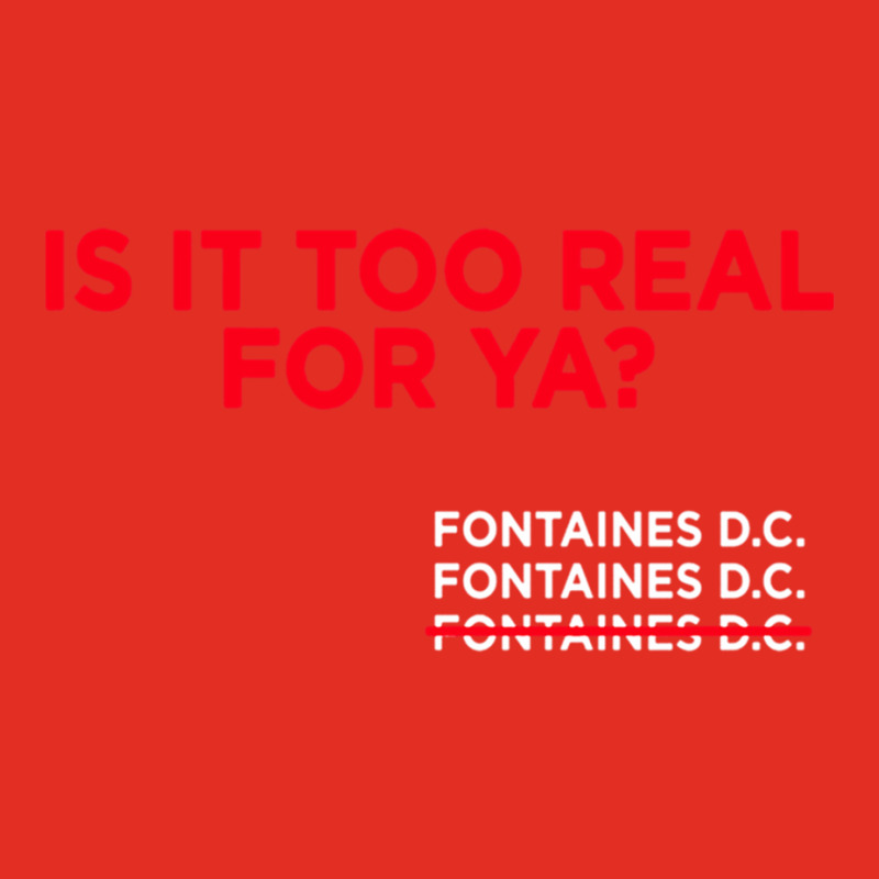 Fontaines Dc Irish Post Punk Too Real For Ya Mousepad By Meynyanassg