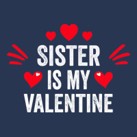 Sister Is My Valentine Gift For Her Funny Gift From Brother Ladies Denim Jacket | Artistshot