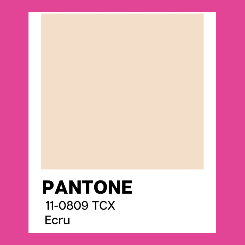 Pantone Ecru Poster Love T-shirt | Artistshot