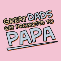 Great Dads Get Promoted To Papa Accessory Pouches | Artistshot