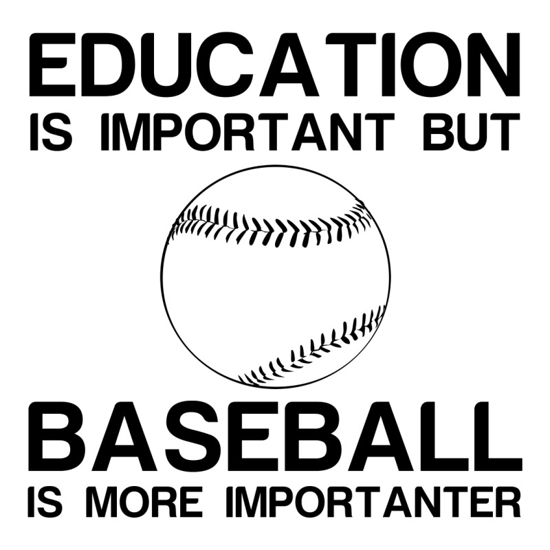 Education Important Baseball Importanter Ornament | Artistshot