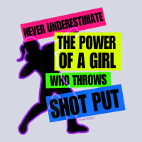 Track And Field Girl Power Shot Put Thrower Fleece Short | Artistshot