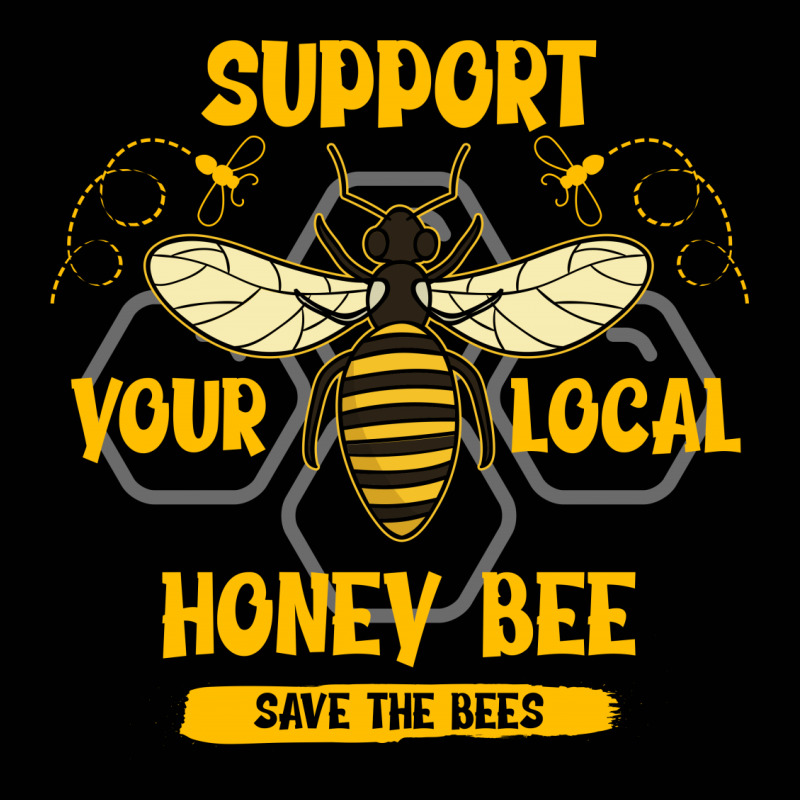 Support Your Local Honey Bee Save The Bees Toddler 3/4 Sleeve Tee | Artistshot