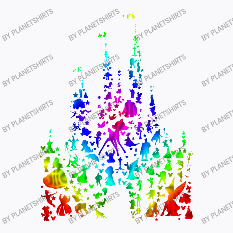 Happiest Castle On Earth (rainbow Explosion) Sleeveless Top T-shirt | Artistshot