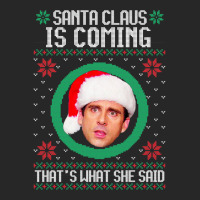 The Office Santa Claus Is Coming That's What She Said Gift For Men And Men's T-shirt Pajama Set | Artistshot