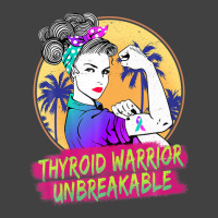 Thyroid Warrior Unbreakable Women Thyroid Awareness Vintage T-shirt | Artistshot