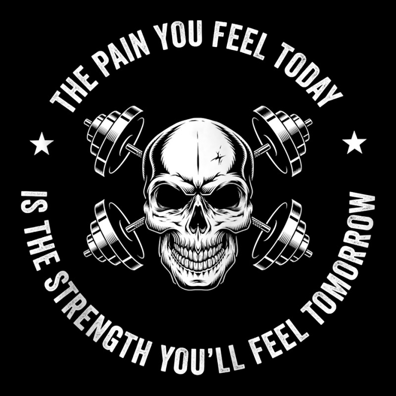 The Pain You Feel Today Hardcore Workout Zip Hoodie Atv License Plate | Artistshot