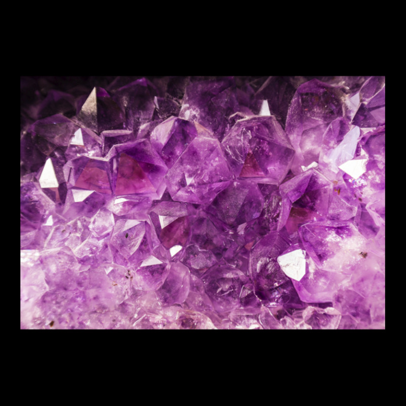 Purple Amethyst Crystals Texture Zipper Hoodie by JenniferJones | Artistshot