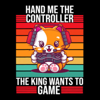 Gaming Hand Me The Controller King Fleece Short | Artistshot