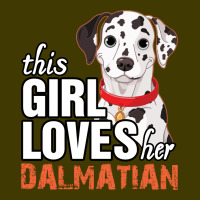 This Girl Loves Her Dalmatian Baby Bibs | Artistshot