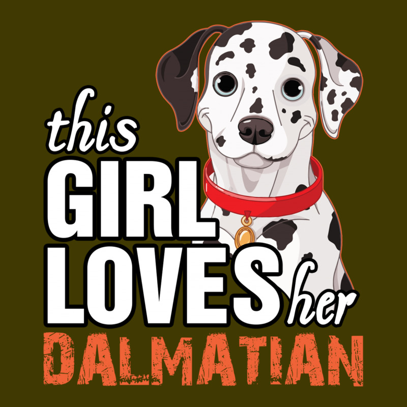 This Girl Loves Her Dalmatian Baby Bibs | Artistshot