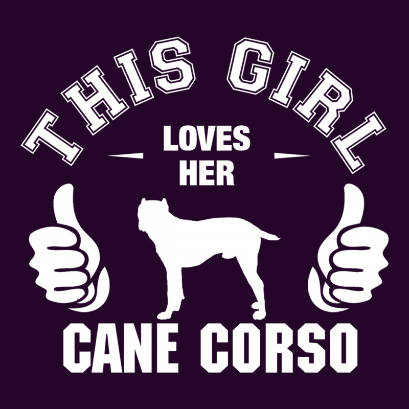 This Girl Loves Her Cane Corso Baby Bibs by tshiart | Artistshot