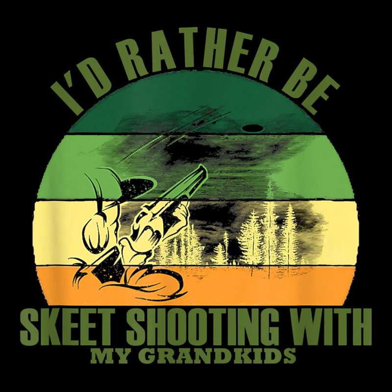 Sincere Unique Id Rather Be Skeet Shooting My Grandkids T Shirt Fleece Short | Artistshot