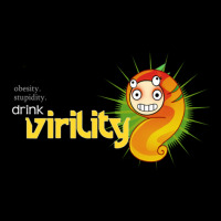 Obesity Stupidity Drink Virility V-neck Tee | Artistshot