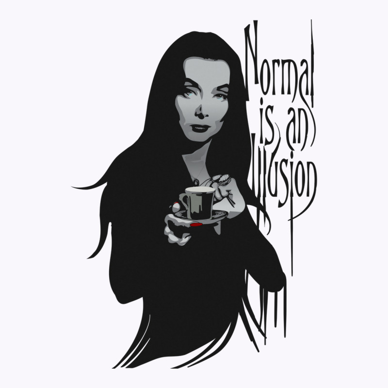 Normal Is An Illusion   Morticia Addams Tank Top by mrirtstruppg | Artistshot